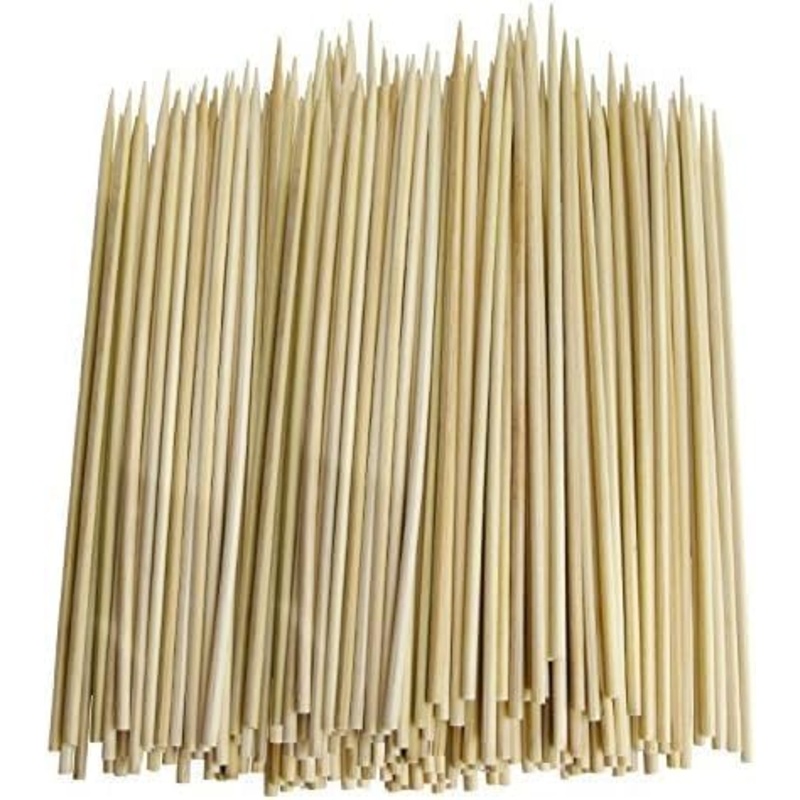 Bamboo BBQ Skewers for Grilling BBQ Appetiser Fruit Cocktail Kabob Chocolate Fountain Grilling Barbecue Kitchen Crafting Party