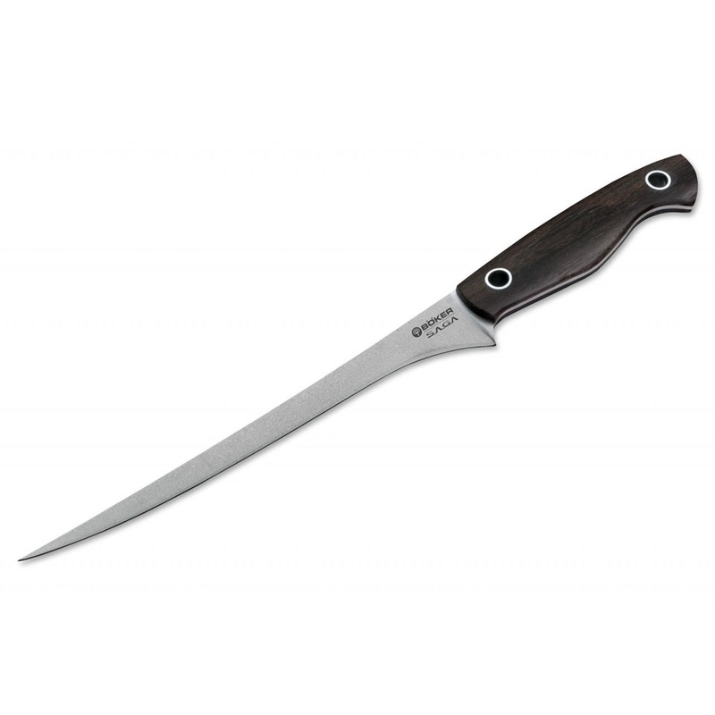 Boker Saga 7.7″ Fillet Knife – Grenadill Wood
