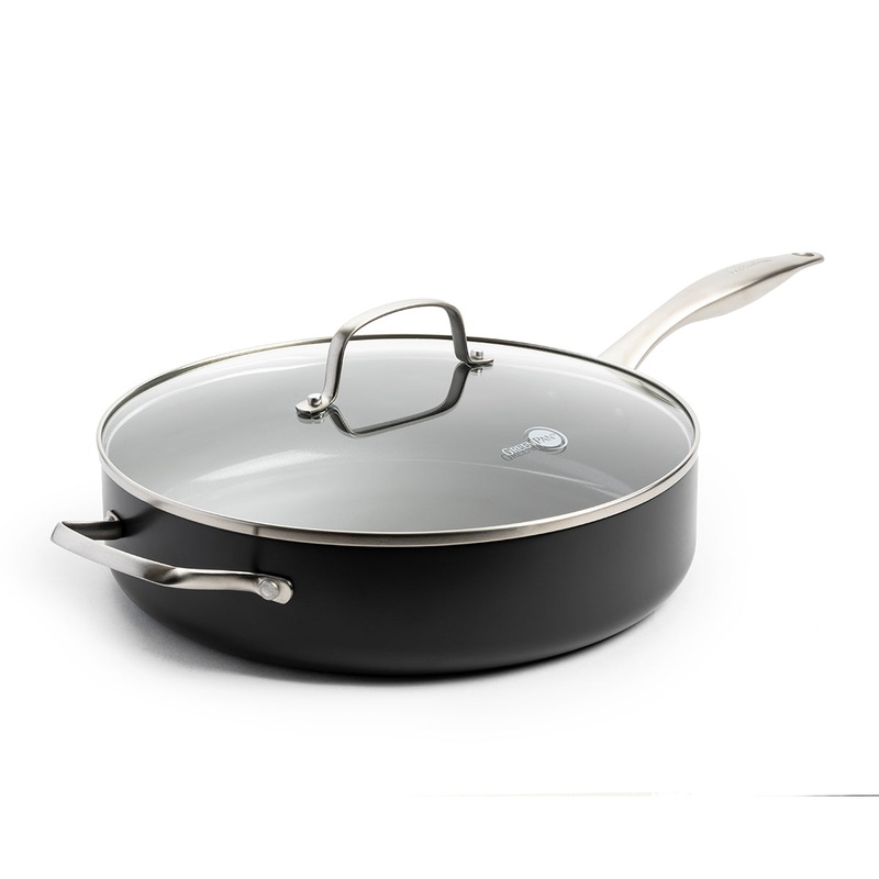 Canterbury Ceramic Nonstick 5-Quart Saut Pan with Lid