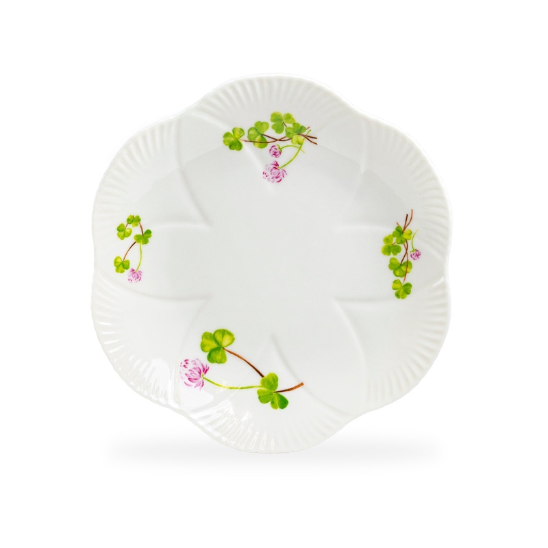 Julia’s Clover Garden Fine Porcelain Dessert Plate