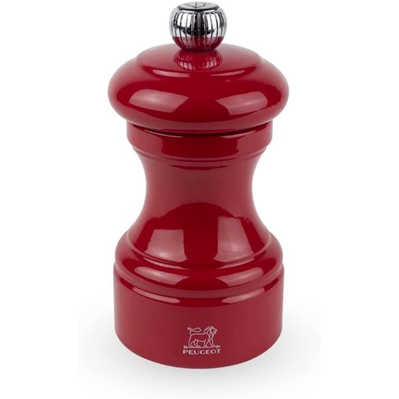 Peugeot Bistro Passion Red Lacquer Pepper Mill – 10cm/4″