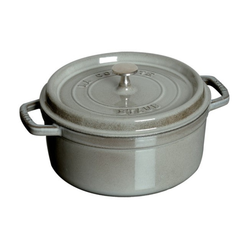 Staub Round Cocotte – 13 1/4 Qt. – Graphite Grey