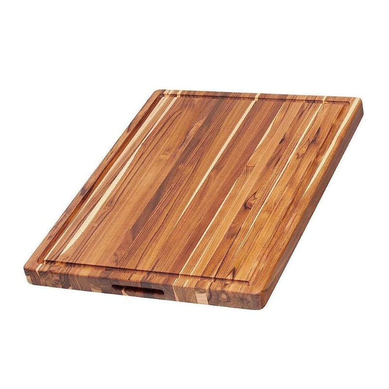 TeakHaus Professional Carving Board with Juice Canal 20 x 15
