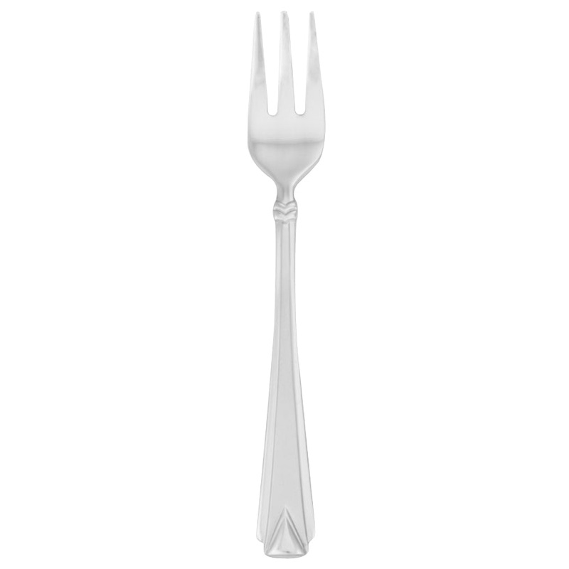 Walco 2615 Athenian 5 9/16″ 18/10 Stainless Steel Extra Heavy Weight Cocktail Fork – 12/Pack