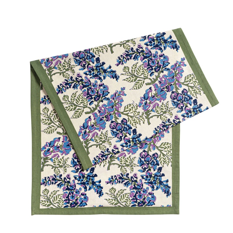 Wisteria Blue & Green | Table Runners