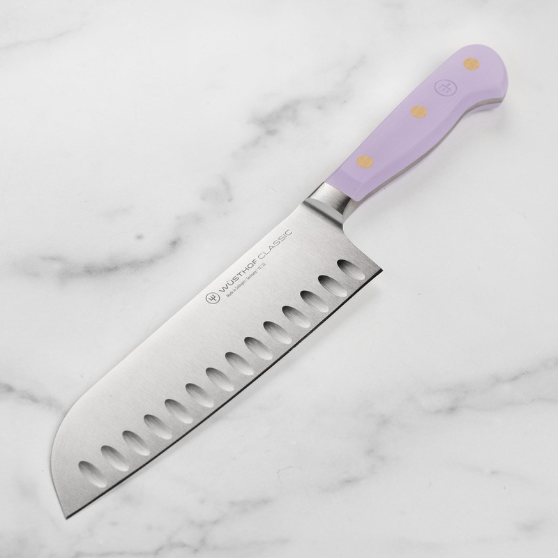 Wusthof Classic 7″ Purple Yam Hollow Edge Santoku Knife