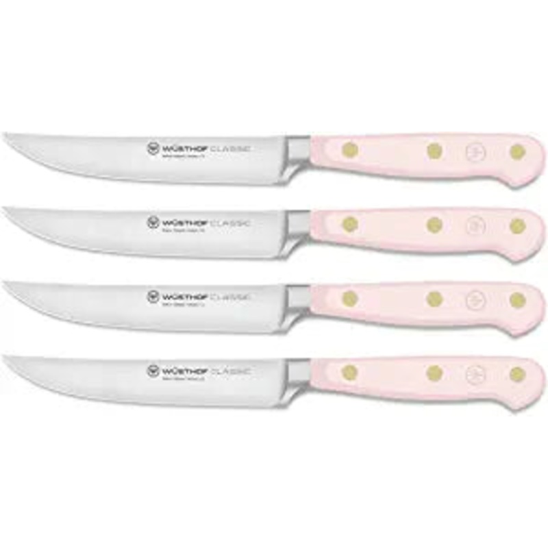 Wusthof Classic Pink Himalayan Salt – 4 Pc. Steak Knife Set