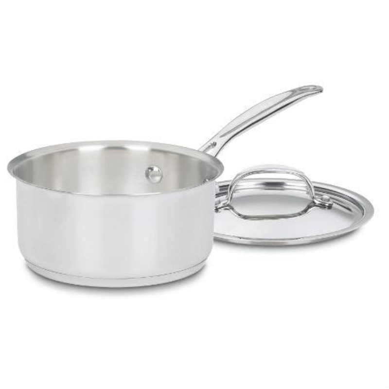 Cuisinart Chef’s Classic Stainless 1 qt. Saucepan w/ Cover