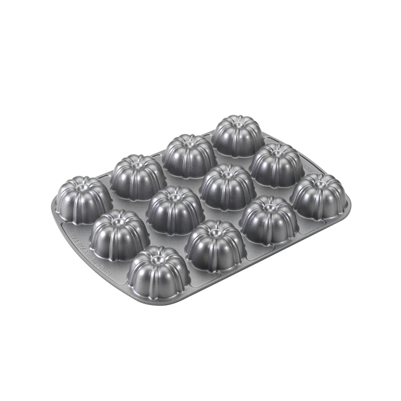 Nordic Ware Pro Cast Aluminum Bundt Brownie Pan
