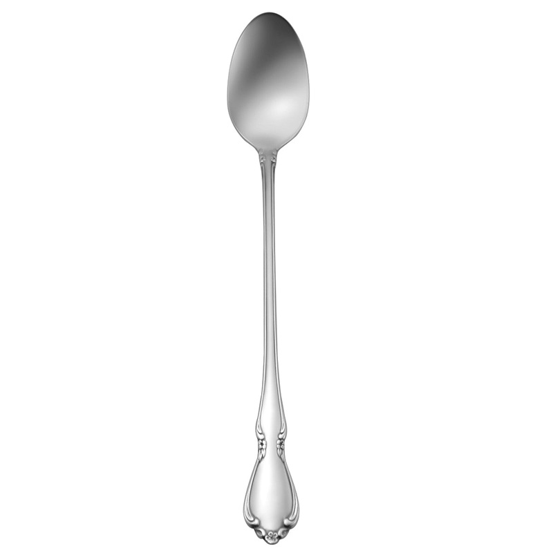 Oneida 2610SITF Chateau 7 1/2″ 18/8 Stainless Steel Extra Heavy Weight Iced Tea Spoon – 12/Pack