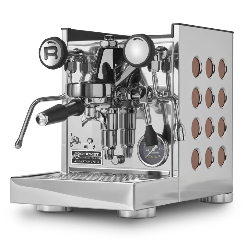 Rocket Espresso Appartamento TCA Espresso Machine – Stainless Steel and Copper – Open Box