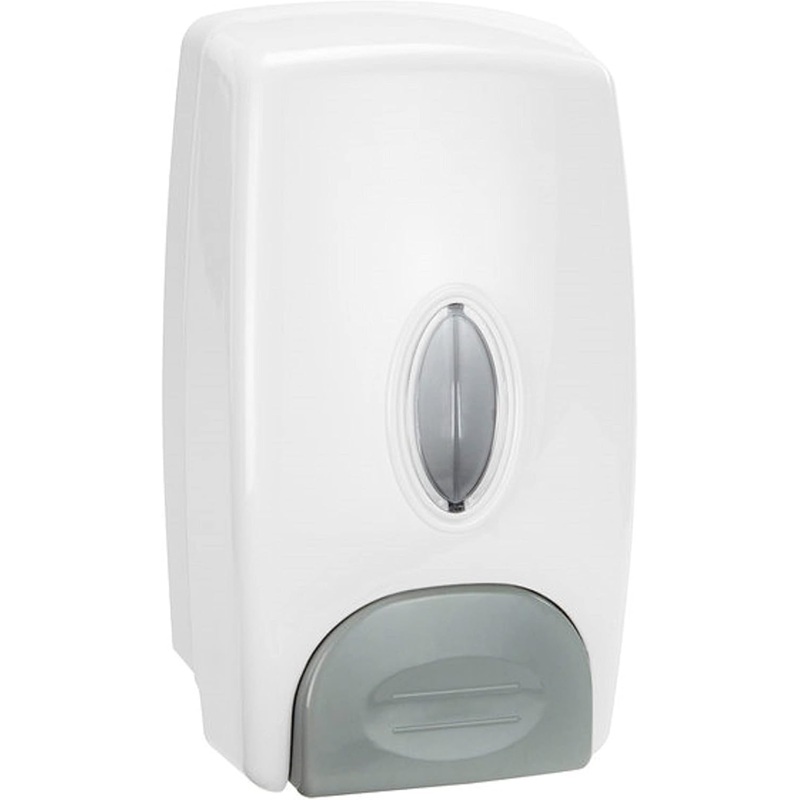 Soap Dispenser Surface Mounted – Refillable Liquid Manual Hand Soap Dispenser for Bathroom Kitchen