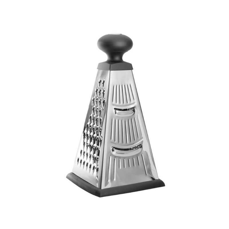 BergHOFF Essentials 9″ Stainless Steel Pyramid Grater, 4-Sided