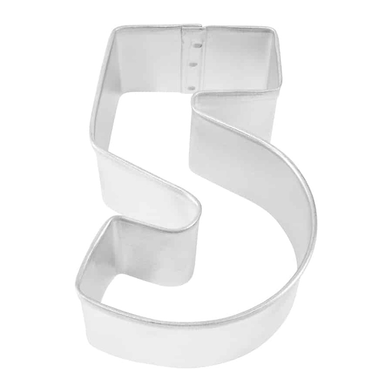 Number 5 Cookie Cutter