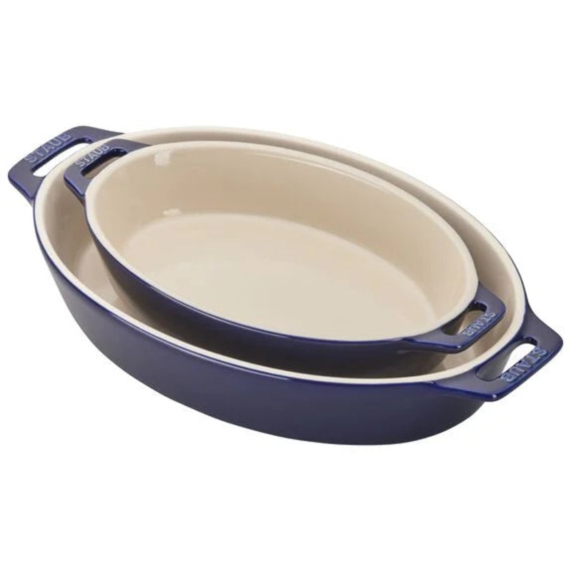 Oval Ceramic Baking Dish Set, Set/2
