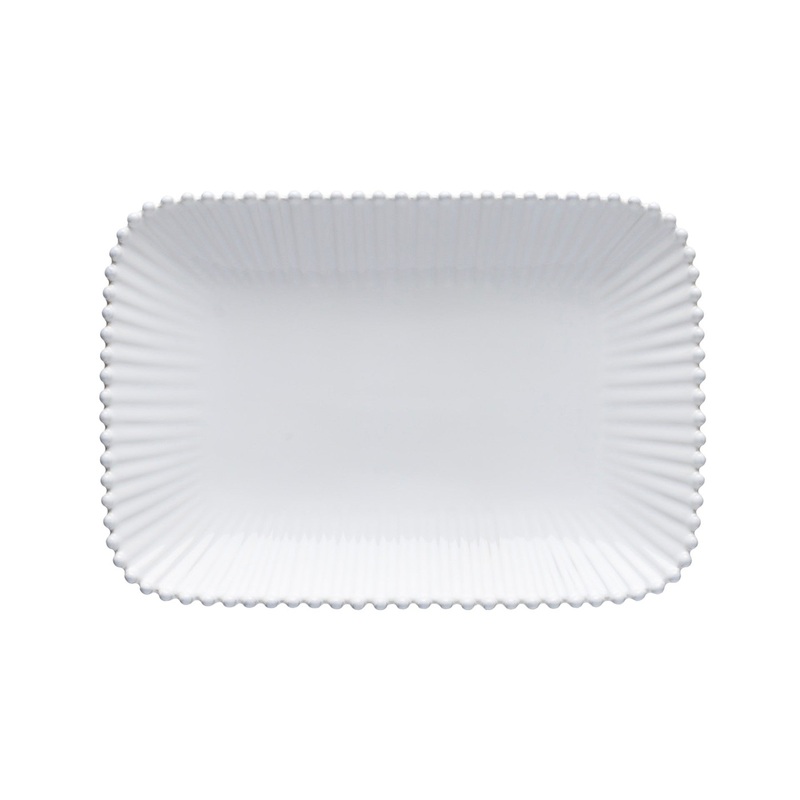Pearl Rectangular Platter – Cloud White