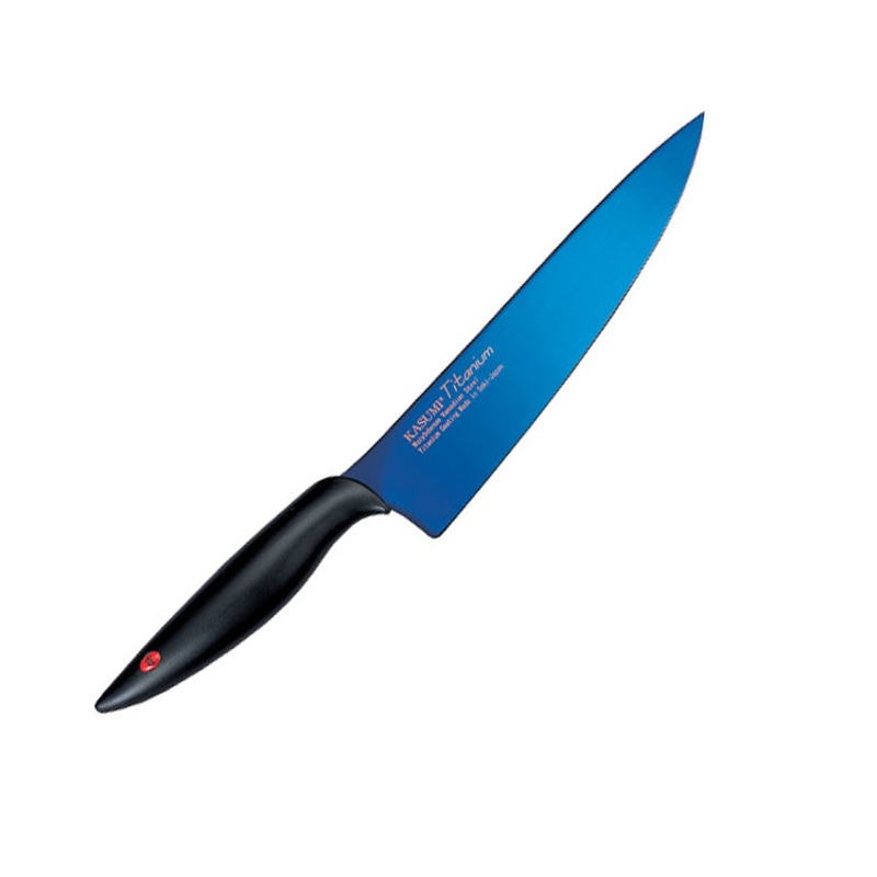 Kasumi Titanium – 7 3/4″ Chef Knife – Blue