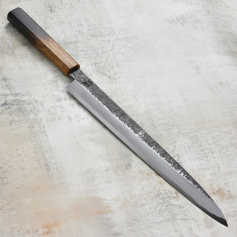 Takayuki x Itsuo Doi Homura Guren Aogami #2 Single Bevel 11.8″ Yanagiba