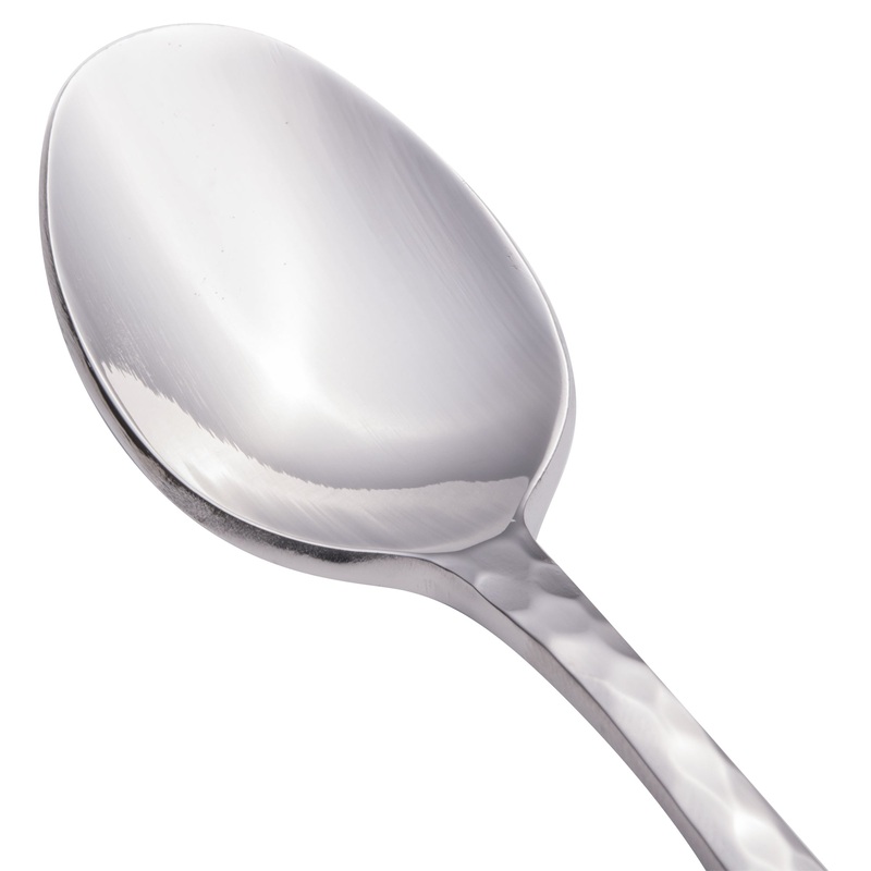 Walco 6329 Ironstone 4 3/8″ 18/10 Stainless Steel Extra Heavy Weight Demitasse Spoon – 12/Pack