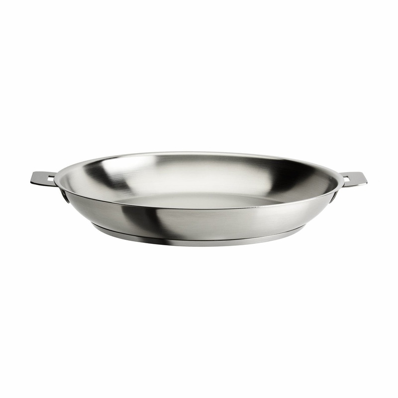 Cristel Strate Removable Handle – 9.5″ Stainless Steel Frying Pan