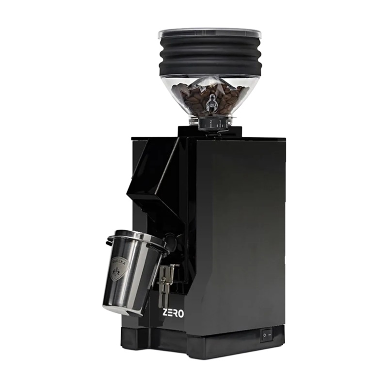 Eureka Mignon Zero | Single Dose Coffee Grinder (Black with Black Spout)