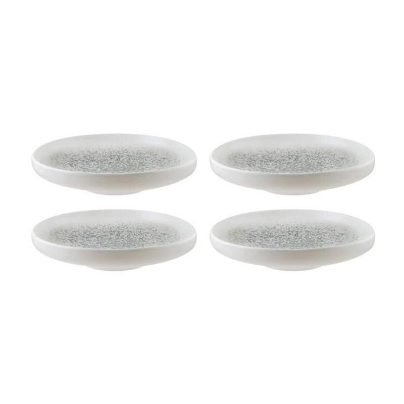 Luna Ocean dia.4″ h:0.75″ 4 oz. Round Decorated Porcelain Bowl (Set of 4)
