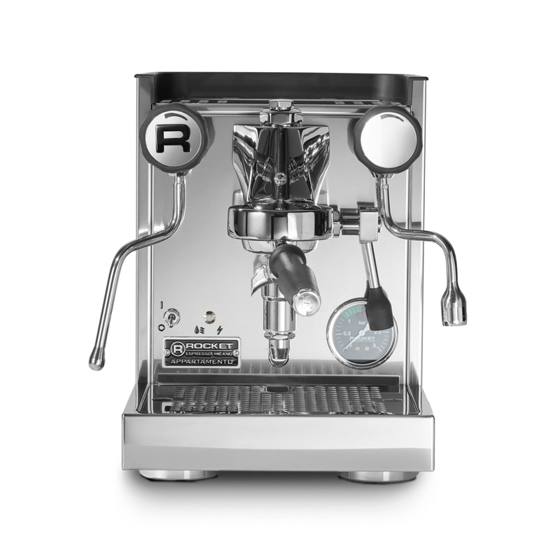 Rocket Espresso Appartamento TCA Espresso Machine Stainless Steel and White – Open Box