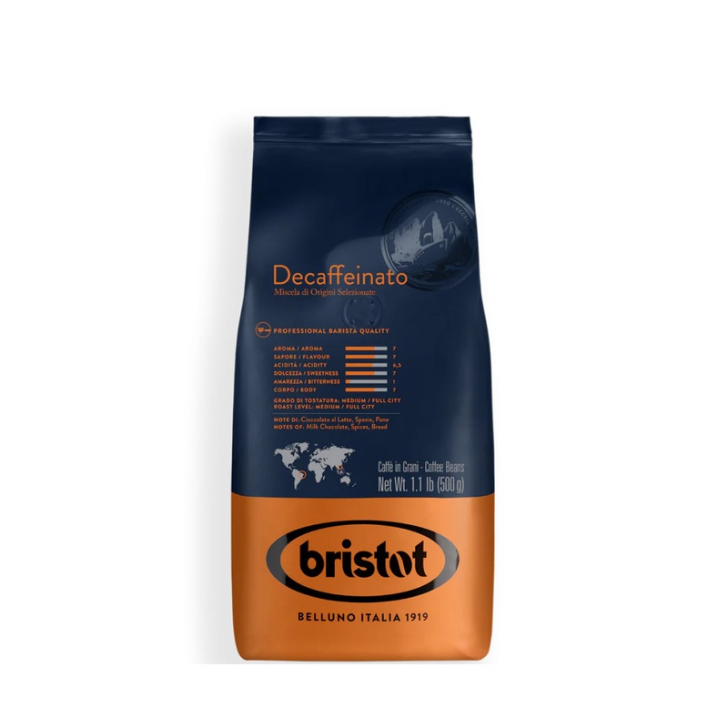 Bristot Decaf Espresso Beans – 1.1 lb