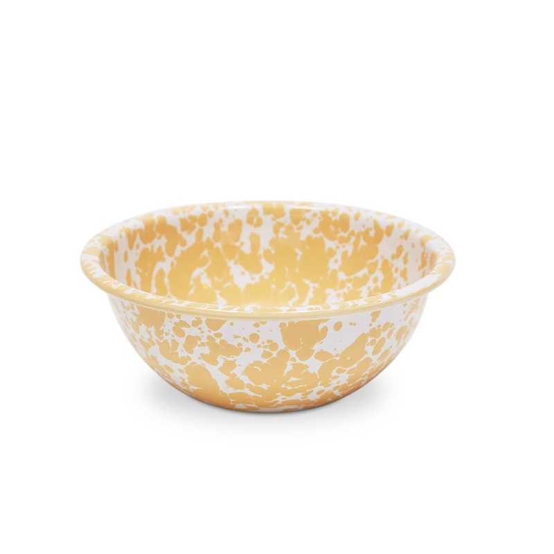 Crow Canyon Splatter Enamelware Small Serving Bowl