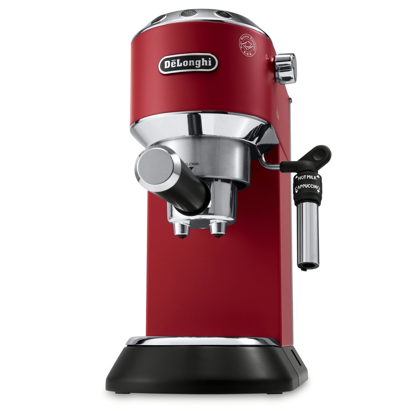 DeLonghi EC685R Dedica DeLuxe Pump Espresso Machine – Red