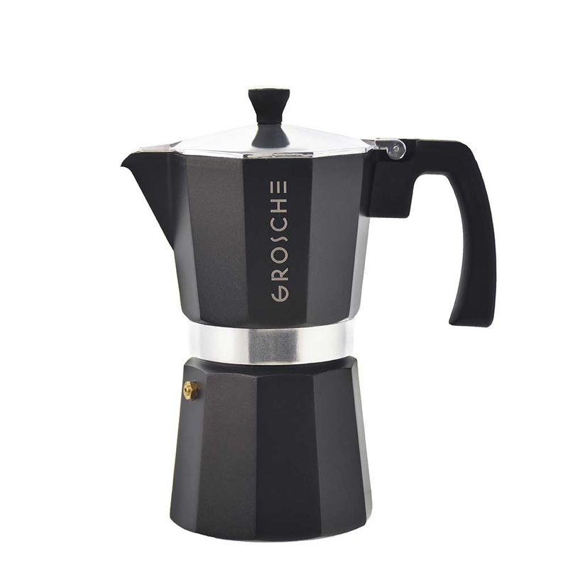 Grosche Milano Espresso Maker Black – 6 Cup