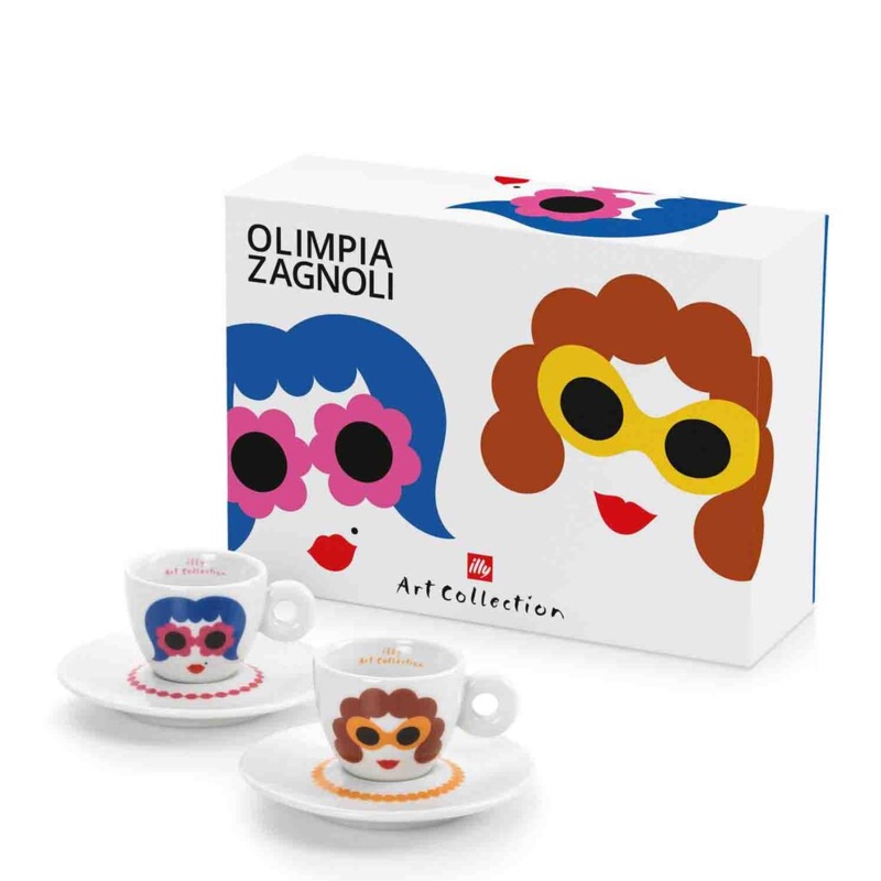 illy Art Collection Olimpia Zagnoli Espresso Cups – Set of 2
