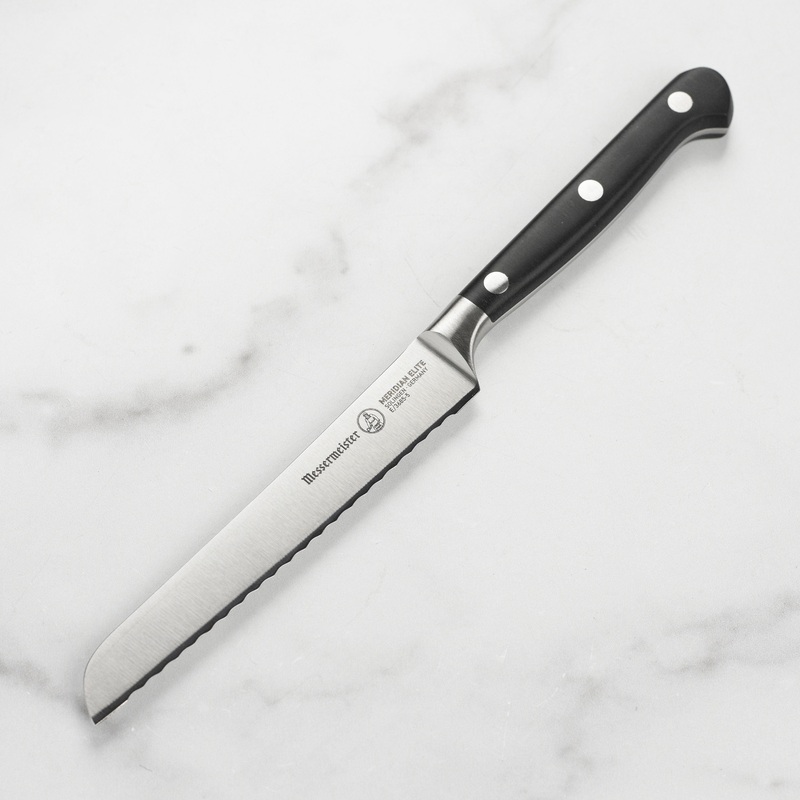 Messermeister Meridian Elite 5″ Serrated Utility Knife