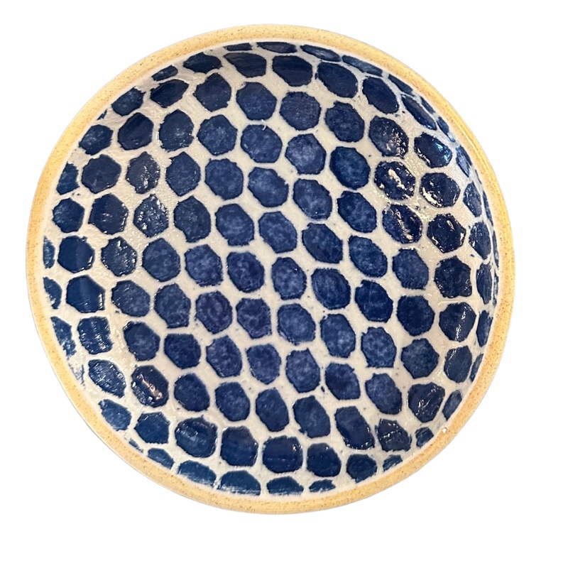 Terrafirma Wine Coaster Dot Cobalt