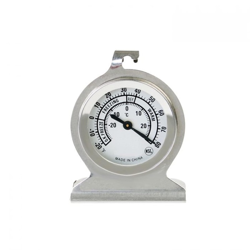 2″ Stainless Steel Dial Refrigerator/Freezer Thermometer – 30-30 deg C/-20-80 deg F – Classic Fridge Thermometer Large Dial Thermometer for Freezer Refrigerator Cooler