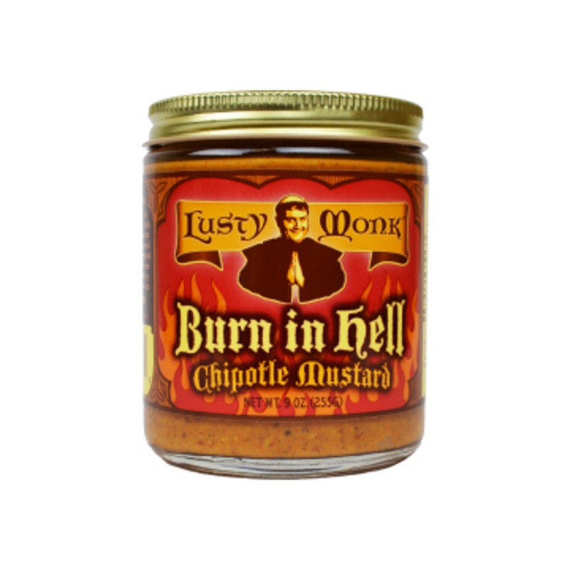Lusty Monk Burn In Hell Chipotle Mustard