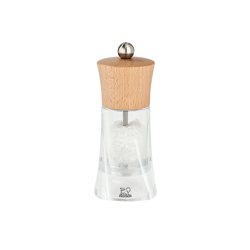 Peugeot Olron Natural Acrylic Salt Mill – 14cm/5.5″