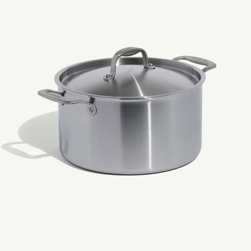 Stainless Clad Stock Pot with Lid – 8 Qt