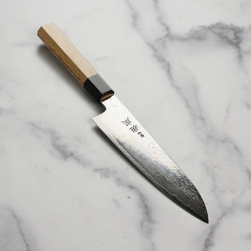 Sukenari SG2 Damascus 7.7″ Santoku