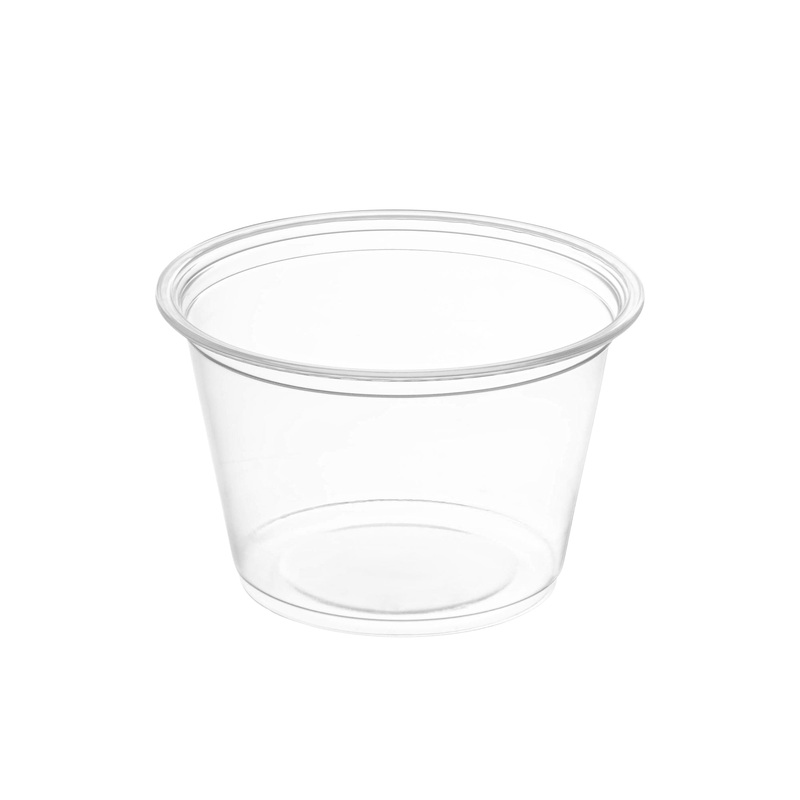 Clear Plastic Disposable Souffle cup 3.25 oz