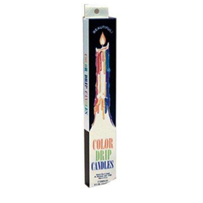 Color Drip Candles (Set of 2)