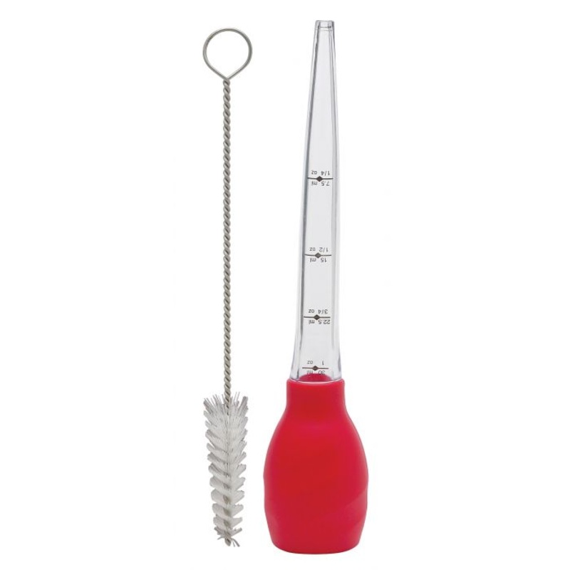 HIC Kitchen E-Z Squeeze Stand Alone Baster, 5oz