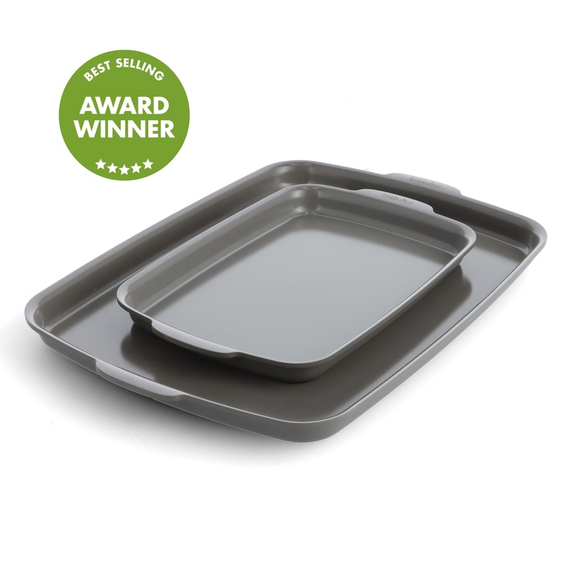 Premiere Ovenware Ceramic Nonstick 2-Piece Sheet Pan Set