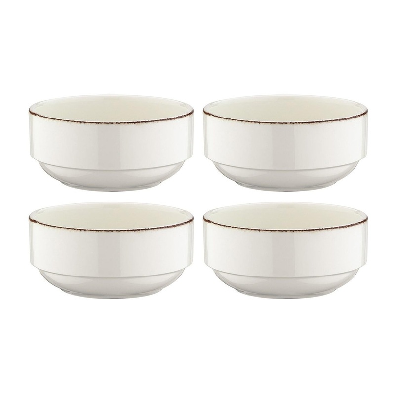 Retro dia.2.25″ h:1″ 1 oz. Round Decorated Porcelain Ramekin (Set of 4)