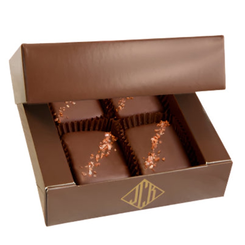 Truffle Fudge Bites – Chocolate & Caramel (4PC)