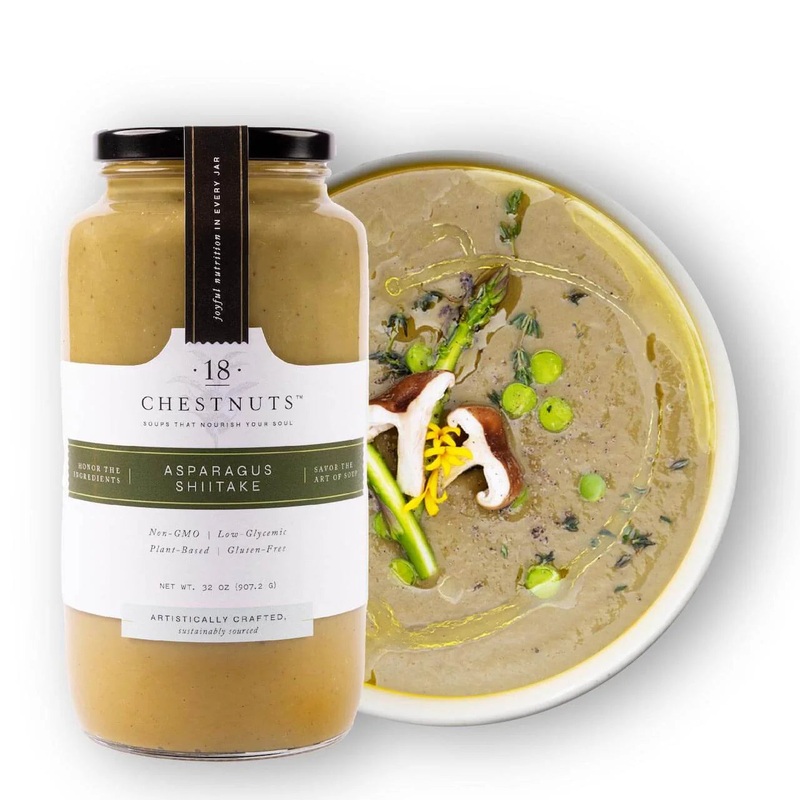 18 Chestnuts Soup – Asparagus Shiitake, 32 oz