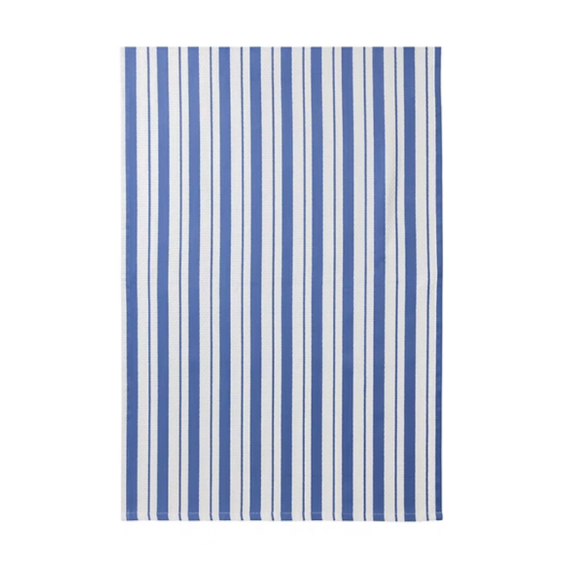 Basket Weave Towel – Seaside Blue