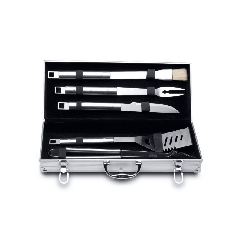 BergHOFF Cubo 6Pc Stainless Steel BBQ Set with Case