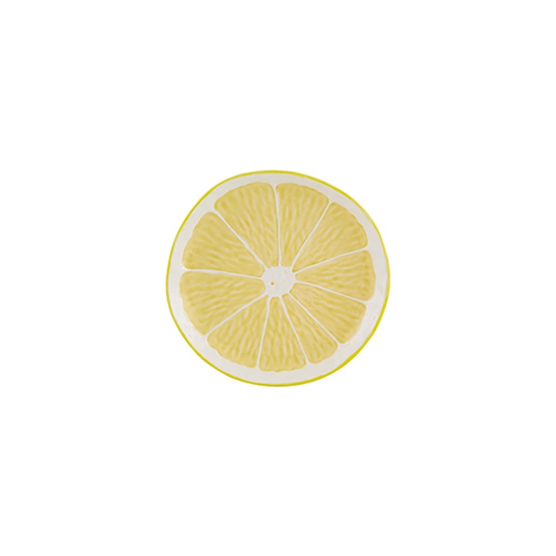 Bordallo Pinheiro Lemon Fruit/Dessert Plate