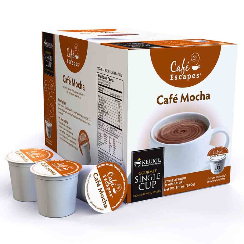 Caf Escapes Caf Mocha K-Cup Packs